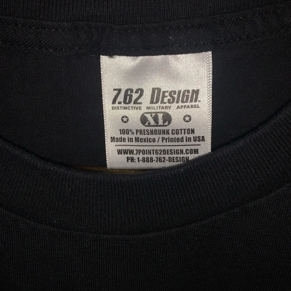 7.62 Design United States marine Raiders double-sided graphics T-shirt XL Skull - Picture 6 of 8